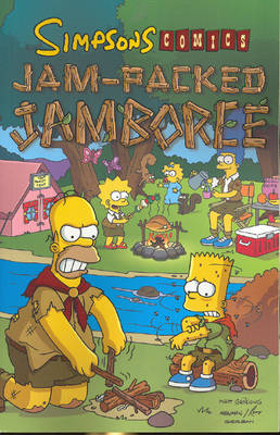 Book cover for The Simpsons Comics Jam-packed Jamboree
