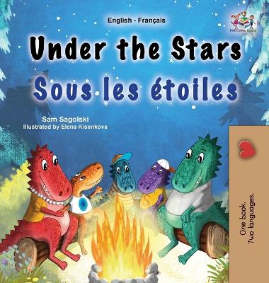 Book cover for Under the Stars (English French Bilingual Kids Book)