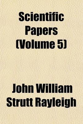 Book cover for Scientific Papers (Volume 5)