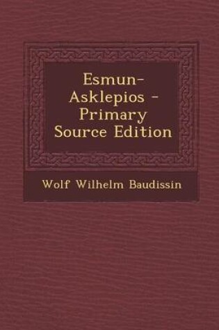 Cover of Esmun-Asklepios