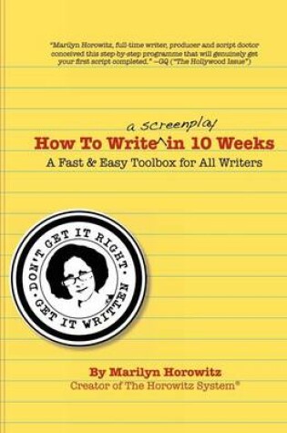 Cover of How to Write a Screenplay in 10 Weeks