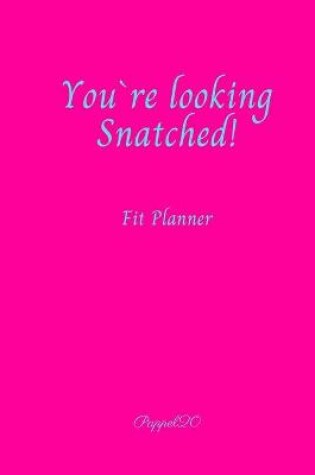 Cover of Fit Planner Cover Hollywood Cerise color 200 pages 6x9 Inches
