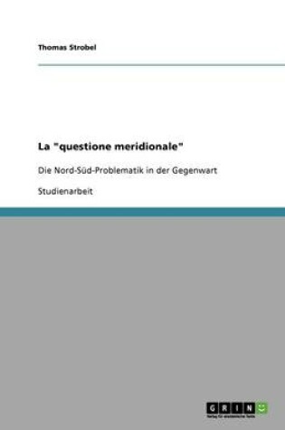 Cover of La "questione meridionale"