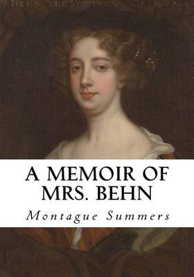 Book cover for A Memoir of Mrs. Behn