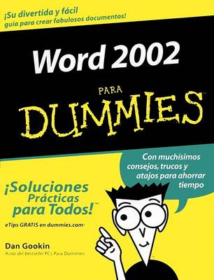 Cover of Word 2002 Para Dummies