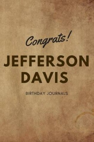 Cover of Jefferson Davis Birthday Journals