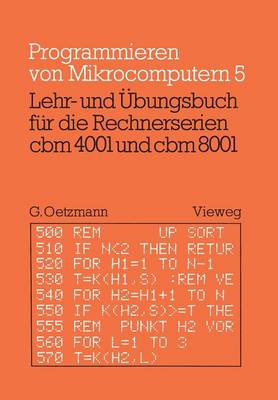 Book cover for Lehr- und Übungsbuch für die Rechnerserien cbm 4001 und cbm 8001