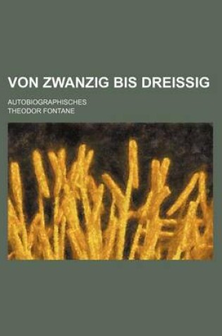 Cover of Von Zwanzig Bis Dreissig; Autobiographisches