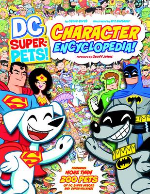 Book cover for DC Super-Pets Character Encylopedia