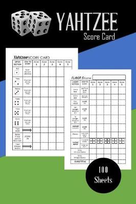 Cover of Yahtzee Score Card