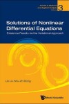 Book cover for Solutions Of Nonlinear Differential Equations: Existence Results Via The Variational Approach