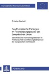 Book cover for Das Europaeische Parlament Im Rechtsetzungsprozess Der Europaeischen Union