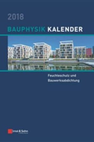 Cover of Bauphysik Kalender 2018