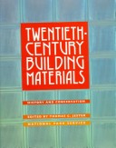 Cover of 20th Century Building Materials