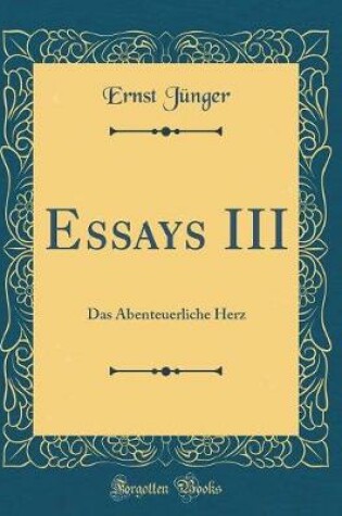 Cover of Essays III