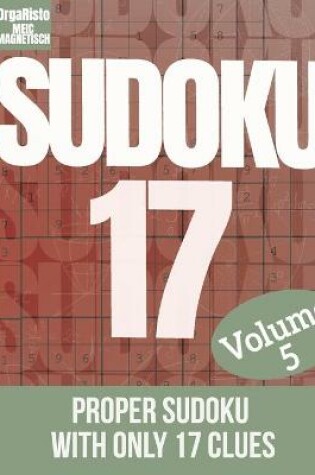 Cover of Sudoku 17 volume 5