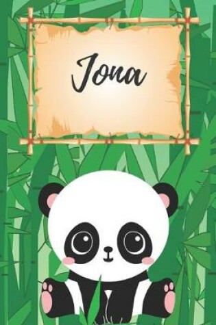 Cover of personalisiertes Notizbuch Panda / Malbuch / Kritzelbuch / Tagebuch / Journal / Notizheft / DIN A5 / Geschenke Jona