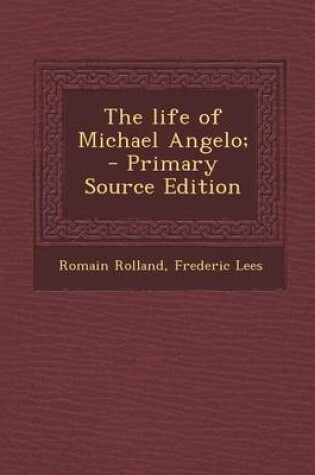 Cover of Life of Michael Angelo;