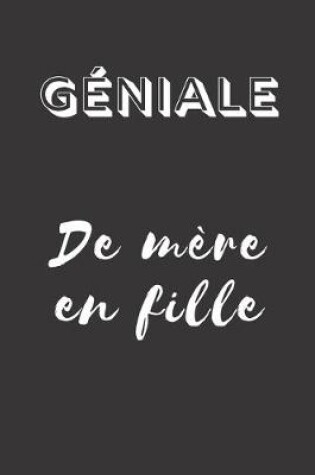 Cover of Géniale De Mère en Fille