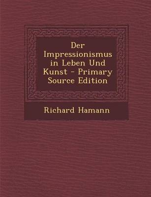 Book cover for Der Impressionismus in Leben Und Kunst