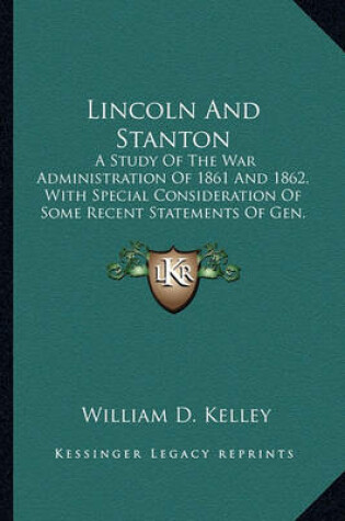 Cover of Lincoln and Stanton