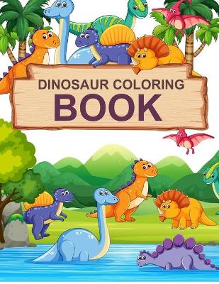 Book cover for Dinosaur Coloring Book