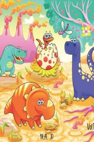 Cover of Dot to Dot Fun Animal Coloring Dinosaurs Workbook Count to 200 Numbers for Kids Ages 6-8 8-12 Boys & Girls