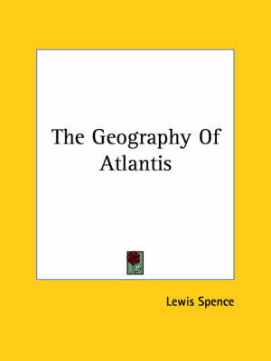 Book cover for The Geography of Atlantis