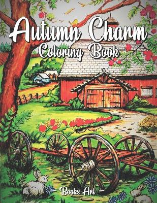 Book cover for Autumn Charm Coloring Book