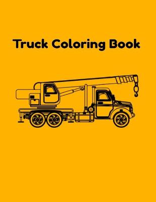 Book cover for Truck coloring book