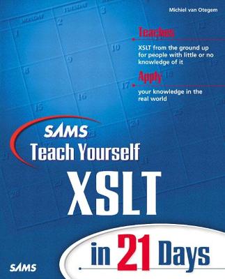 Book cover for Sams Teach Yourself XSLT in 21 Days