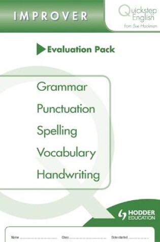 Cover of Quickstep English Improver Stage Evaluation Pack