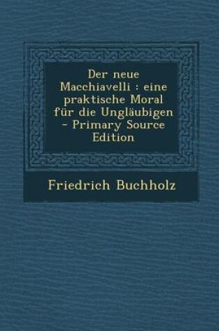 Cover of Der Neue Macchiavelli