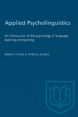 Cover of Applied Psycholinguistics