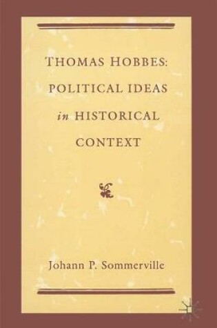 Cover of Thomas Hobbes