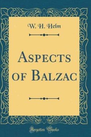 Cover of Aspects of Balzac (Classic Reprint)