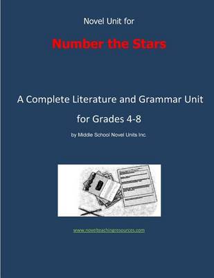 Book cover for Novel Unit for Number the Stars