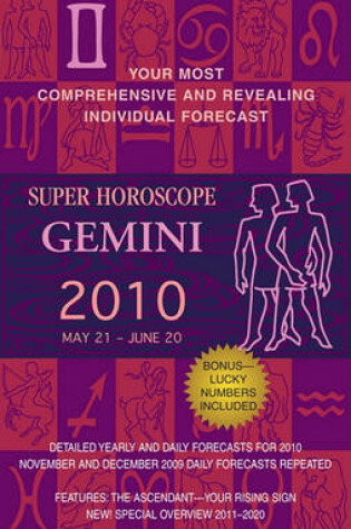 Cover of Gemini (Super Horoscopes 2010)