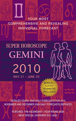 Book cover for Gemini (Super Horoscopes 2010)
