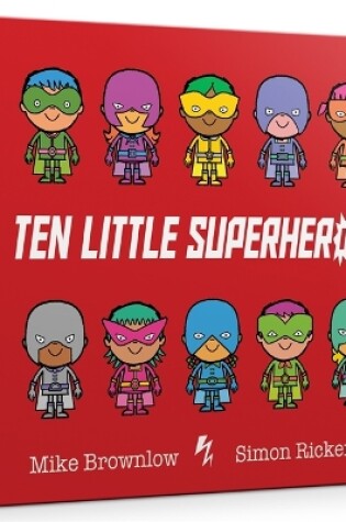 Cover of Ten Little Superheroes Board Book