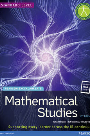 Cover of Pearson Baccalaureate Mathematical Studies 2nd edition print and ebook bundle for the IB Diploma