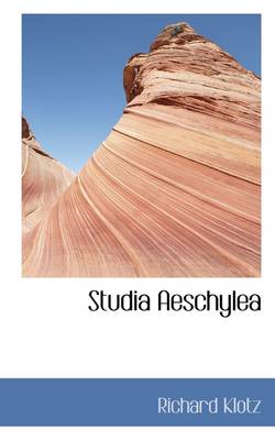 Book cover for Studia Aeschylea