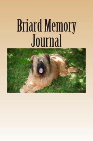 Cover of Briard Memory Journal