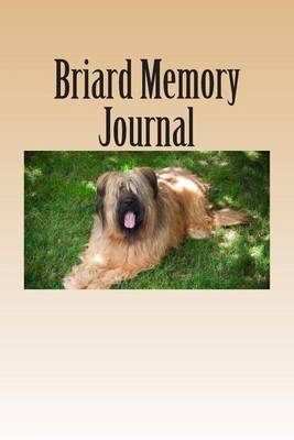 Book cover for Briard Memory Journal