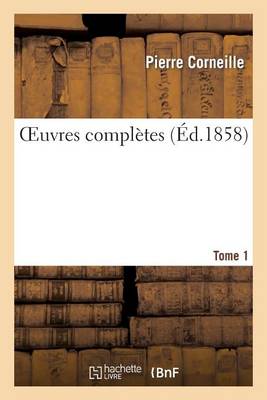 Book cover for Oeuvres Complètes.Tome 1