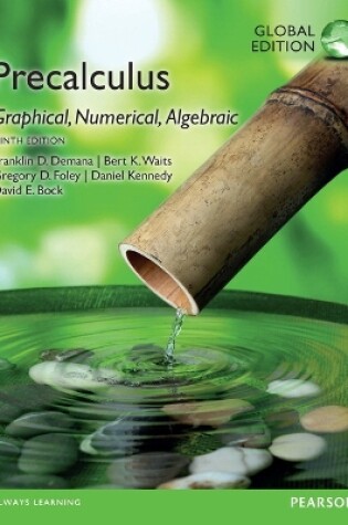 Cover of Precalculus: Graphical, Numerical, Algebraic, Global Edition