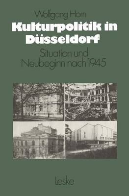 Book cover for Kulturpolitik in Düsseldorf