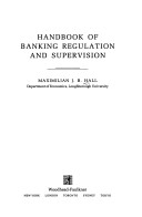 Book cover for Handbook of Banking Regulation and Supervision