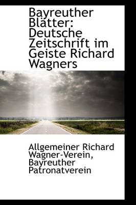 Book cover for Bayreuther Blatter