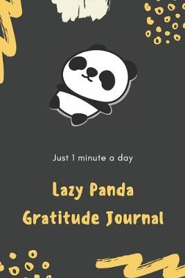 Book cover for Lazy Panda Gratitude Journal